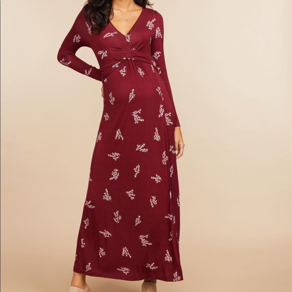 Jessica Simpson Maternity Maxi Dress